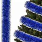 Kerstslinger | Guirlande | 6 m | Marineblauw/Zilver