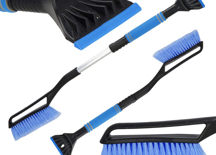 IJskrabber - 2 in 1 - Telescoopsteel - Sneeuwborstel - Ruitenkrabber - Auto - Accessoires - Winter- Blauw