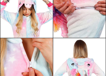 Onesie Volwassenen | Eenhoorn | Maat S | Multicolor