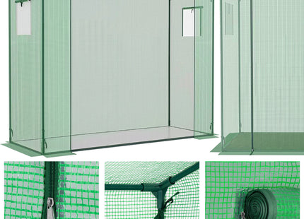 Kweekkas - Tuinkas  -Folie - 200x80x170 CM