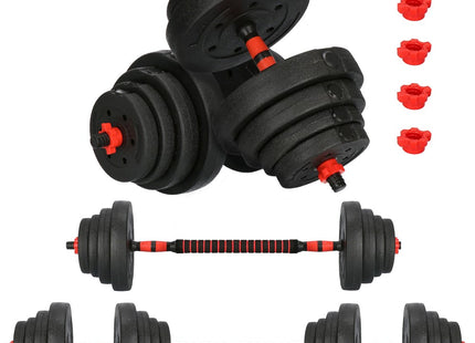Dumbbell Set | 40 kg | Zwart/Rood