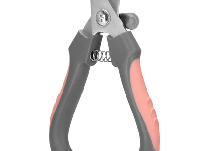 Nagelknipper met Vijl - Huisdieren - RVS - Grijs/Roze