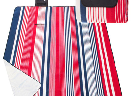 Picknickkleed | Picknickdeken | Buitenkleed | Picknick | 200 x 200 cm | Rood/Blauw/Wit