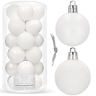 Kerstballen | 20 Stuks | 4 cm | Wit