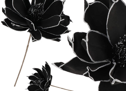 Kunstbloemen - Kunsttak - Zwart - Glitters