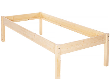 Bed - Eenpersoons - Naaldhout - 200x90 cm