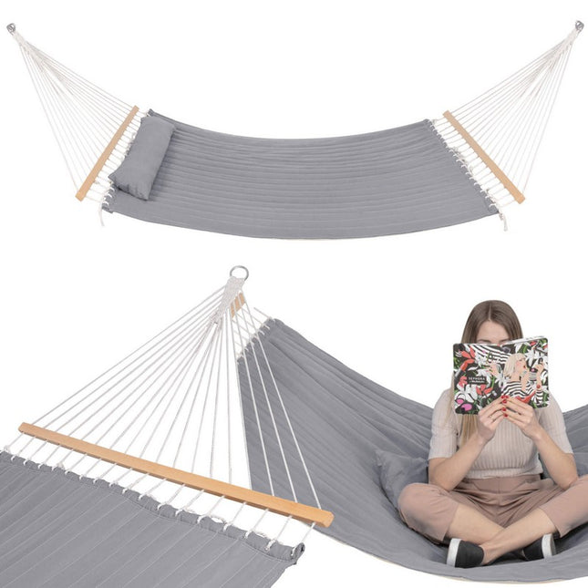 Hangmat | Extra Stevig | Grijs | 200 x 140 cm