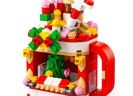 Springos® Adventskalender met Bouwblokken – 24 Kerst Bouwsets – 1000 Onderdelen – 4 Grote Kerstfiguren
