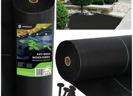 Worteldoek - Anti -Onkruid - Beschermfolie - 135g - 1,6X50 M - Zwart