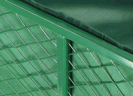 Bolderkar | Metalen | Tuinkar | 205L | 180 X 51.5 X 72 Cm | Groen