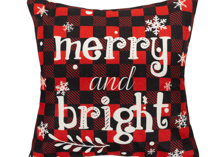 Sierkussenhoes | Kussenhoes | Kussensloop | Woonaccessoires | 40 x 40 cm | 4 Stuks | Kerstpatronen