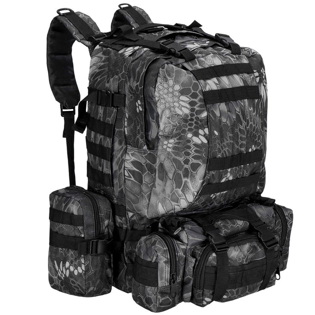 Rugzak | Backpack | Wandelrugzak | Tactical Backpack | 50 Liter | Camouflage | Grijs