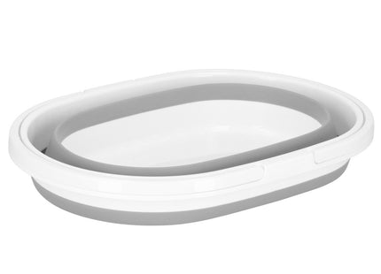Wasmand | Opvouwbare Wasmand | 12L | Grijs/Wit