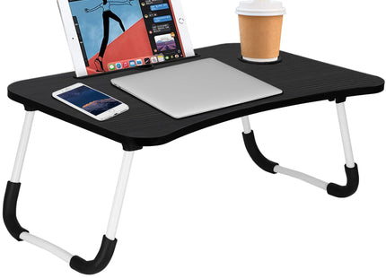 Laptopstandaard - Opvouwbaar - Standaard - MDF- Zwart
