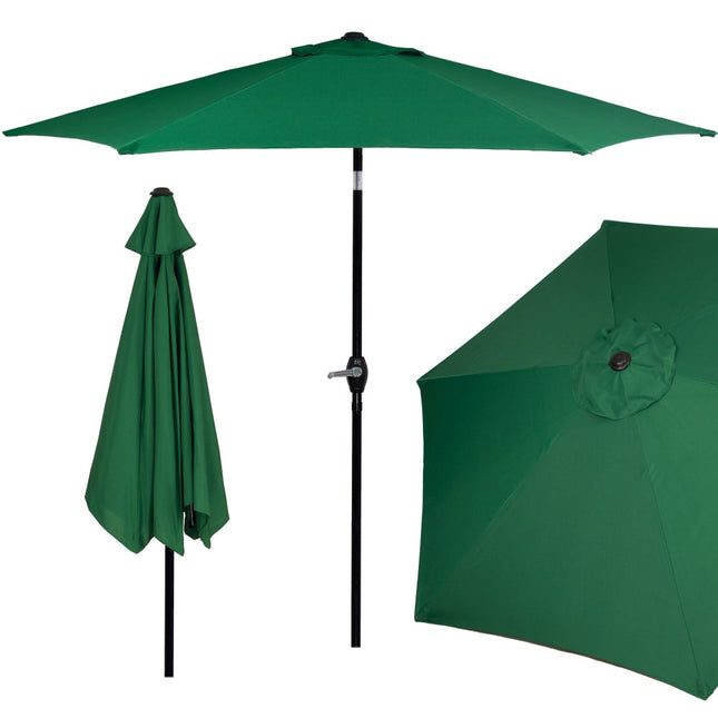 Parasol | Parasols | Kantelbaar | Met Ventilatie | Groen | 250 cm