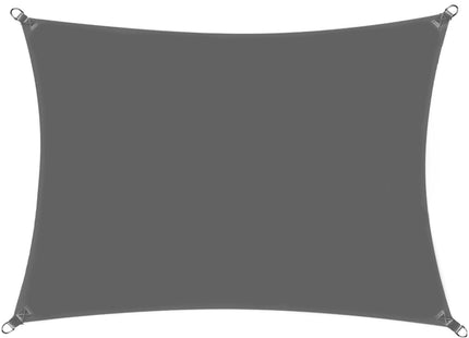 Schaduwdoek | Zonnezeil | Rechthoek | 4 x 3 m | 90% Schaduw | Grafiet | 160 g/m2