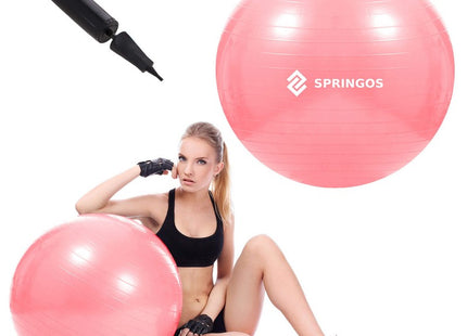 Fitness Bal | Roze | Inclusief Pomp | 75 cm