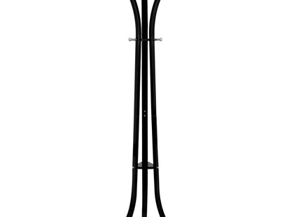 Staande Kapstok | Metaal | 9 Haken | Garderobe Kapstok | Zwart | 180 cm