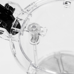 Springos Theepot | Glazen Theepot met Filter | Dubbel Zetsysteem | 1,65 L