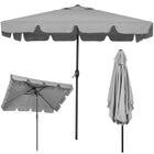 Parasol | Parasols | Kantelbaar | Met Ventilatie | Grijstint | 240 cm