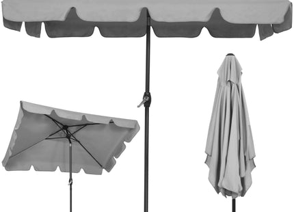 Parasol | Parasols | Kantelbaar | Met Ventilatie | Grijstint | 240 cm