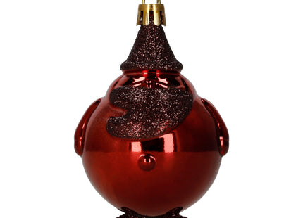 Kerstballen | 12 Stuks | 6 cm | Rood