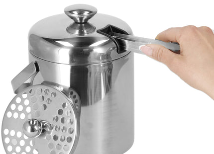 IJsemmer - Thermische - IJstang - Zeef - 1,3 L - Zilver