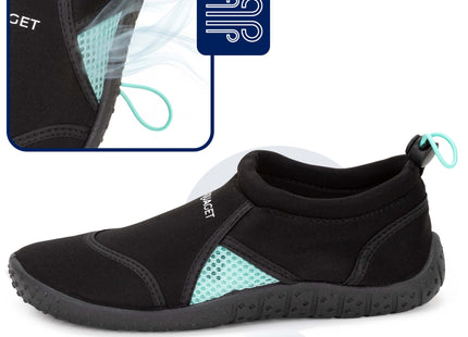 Waterschoenen - AQUA Shoes - Sneldrogend - Rubber - Unisex - Zwart - Maat 38