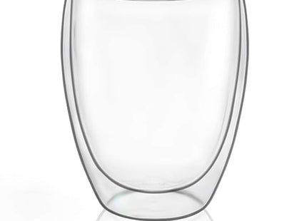 Dubbelwandig glas - Thermisch glas - Koffieglas - Thee glazen - Warme en Koude dranken -350 ML