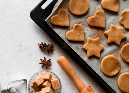 Koekjesvormen - Uitsteekvorm - Kerstkoekjes - Zilver- 12 Stuks