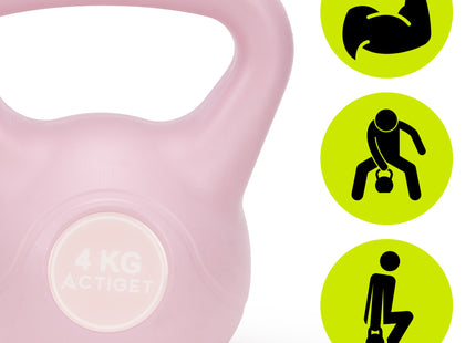 Kettlebell | Kettle Bell | Roze | 4 kg