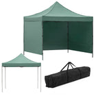 Partytent - 300x300xcm - Hoogte Verstelbaar - PVC - Polyester - Harmonica- Frame - Groen