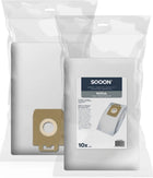 SQOON® Stofzuigerzakken  Geschikt voor Nilfisk Power- & Select-series - Vervangt 128389187 / 107407639 - 10 Stuks