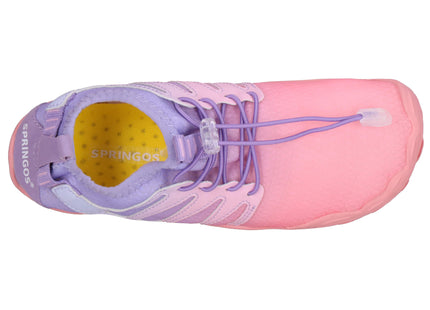 Springos Waterschoenen - AQUA Shoes - Sneldrogend - Rubber - Unisex - Roze/ Paars - Maat 37