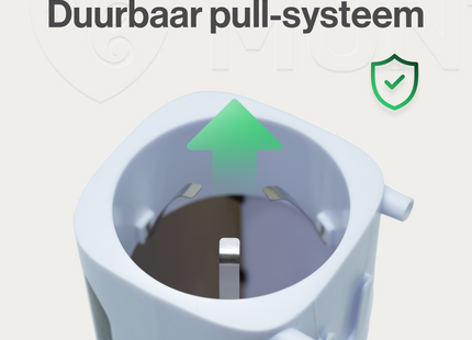 Bekerdispenser - Bekerhouder- Plastic - Ophangbaar - Zwart - Wit