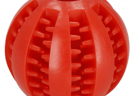 Honden Snackbal - Voor Brokken - Eten - Duurzaam - Hondenspeeltje - Rood