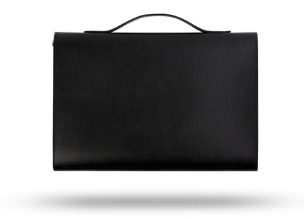 Leren Aktetas - Laptoptas - 15/16 inch - Zwart - 41 x 31 x 2,5 CM