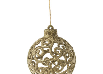 Kerstballen & Piek | 100 Stuks | Rood Tinten/Goud