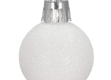 Kerstballen | 38 Stuks | Roze/Wit