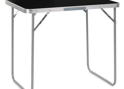 Campingtafel - Vouwtafel - Inklapbaar - Opvouwbaar - 80x60x70 cm - Zwart