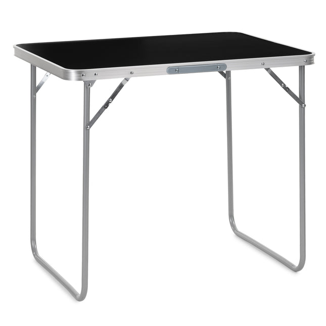 Campingtafel - Vouwtafel - Inklapbaar - Opvouwbaar - 80x60x70 cm - Zwart