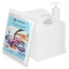 Vacuümzakken Set | 60 x 80 cm | Opbergzakken Kleding | Herbruikbaar | 10 Stuks | Transparant | Inclusief Pomp