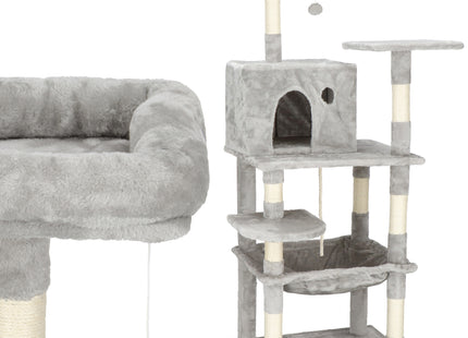 Krabpaal - 7 Etages - Voor Katten - Meubelbescherming - 145 cm
