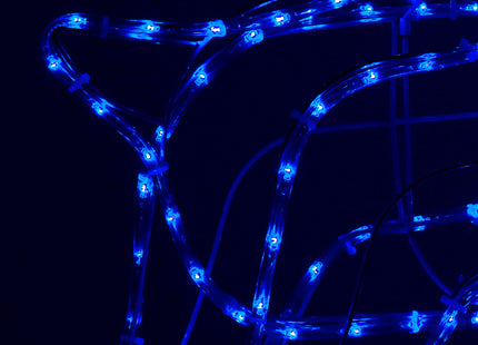 Rendier | Beweegbaar Hoofd | 288 LED Lampjes | Blauw