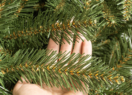 Kunstkerstboom | Premium Royal | Kaukasisch Sparrenhout | 150 cm | Zonder Verlichting | Houten Standaard