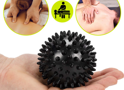 Massage Bal | Triggerpoint Bal | Massage | Massage Accessoires | Zwart | 7.5 cm