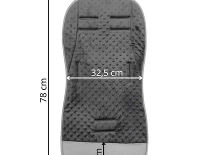 Inlegkussen - Kinderwagenmatras - Kinderwagen Accessoires - Katoen - Polyester - Dieren - Meerkleurig - 37 x 78 cm