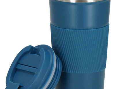 Thermosfles - Thermoskan - 500 ML - RVS - Blauw