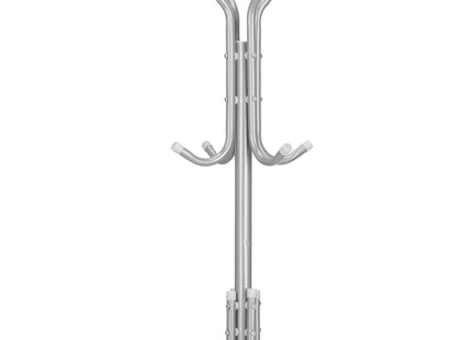 Staande Kapstok | Metaal | 12 Haken | Zilveren | 173 cm