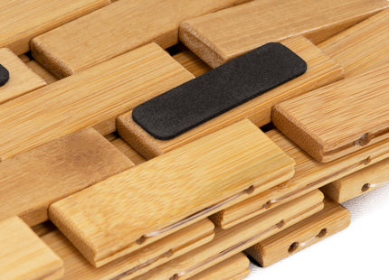Badkamermat - Antislip - Sneldrogend -Bruin - Bamboe - 80 x 50 cm